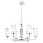 Люстра с 6-ю цилиндрическими стеклянными плафонами Jeanette варинант исполнения - 6 | Loft Concept в Санкт-петербурге