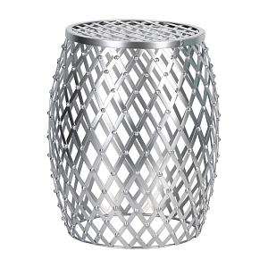 Подставка металлическая серебряная ромб George