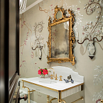 Обои ручная роспись Silk Tree Special Colourway on grey painted Xuan paper варинант исполнения - 2 | Loft Concept в Санкт-петербурге