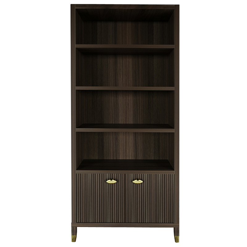 Книжный Стеллаж Elsa Dreams Walnut с задней стенкой Орех Золотой Книжный Стеллаж Elsa Dreams Walnut с задней стенкой Орех Золотой в Санкт-петербурге | Loft Concept