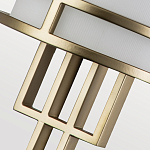 Бра с геометрическим каркасом и матовым белым цилиндрическим плафоном Feiss варинант исполнения - 3 | Loft Concept в Санкт-петербурге