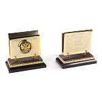 Настольный письменный набор из яшмы и долерита с декором Двуглавый орел Manager Organizer варинант исполнения - 4 | Loft Concept в Санкт-петербурге