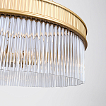 Люстра подвесная круглая со стеклянными трубками Nembus варинант исполнения - 4 | Loft Concept в Санкт-петербурге