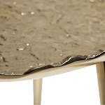 Столик журнальный металлический золотого цвета Modern Rethinking of Traditions варинант исполнения - 1 | Loft Concept в Санкт-петербурге