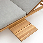 Садовый диван-трансофрмер Kate серый варинант исполнения - 3 | Loft Concept в Санкт-петербурге