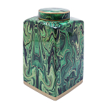 Ваза с малахитовым узором MALACHITE варинант исполнения - 2 | Loft Concept в Санкт-петербурге
