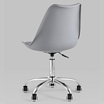 Офисный стул на металлическом основании EGGERY Grey пластик варинант исполнения - 4 | Loft Concept в Санкт-петербурге