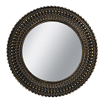 Зеркало круглое с текстурированным дизайном рамы Helios варинант исполнения - 1 | Loft Concept в Санкт-петербурге