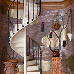 Обои ручная роспись Willow & Waves Original colourway on Edo painted Xuan paper with antiquing варинант исполнения - 3 | Loft Concept в Санкт-петербурге