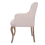 Кресло Mason Classical Armchair beige flax варинант исполнения - 1 | Loft Concept в Санкт-петербурге
