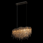 Люстра подвесная с металлическими цепочками и изогнутыми металлическими дугами 72 см Atlantis Chain варинант исполнения - 5 | Loft Concept в Санкт-петербурге