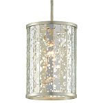 Подвесной светильник в форме цилиндра Speckled Mirror Plates варинант исполнения - 2 | Loft Concept в Санкт-петербурге