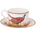 Чайная пара из фарфора 300 мл Hunting Porcelain Collection варинант исполнения - 1 | Loft Concept в Санкт-петербурге