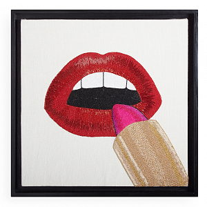 Панно LIPSTICK BEADED WALL ART