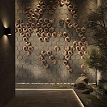 Гипсовая 3D панель с принтографией PM-41 варинант исполнения - 3 | Loft Concept в Санкт-петербурге