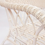 Комплект уличной мебели из ротанга Eloise белый варинант исполнения - 4 | Loft Concept в Санкт-петербурге