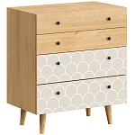 Комод с принтом на ящиках Elise Chest of Drawers варинант исполнения - 15 | Loft Concept в Санкт-петербурге