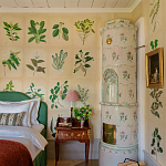 Обои ручная роспись Botanical Studies Linnaeus colourway варинант исполнения - 6 | Loft Concept в Санкт-петербурге