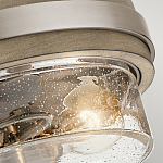 Потолочный светильник с прозрачным стеклянным плафоном с эффектом пузырьков Kichler варинант исполнения - 2 | Loft Concept в Санкт-петербурге