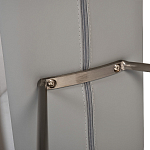 Стул барный серый с обивкой из экокожи Special Support варинант исполнения - 4 | Loft Concept в Санкт-петербурге