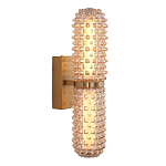 Бра с факутрным стеклянным плафоном Шампань Sonora варинант исполнения - 1 | Loft Concept в Санкт-петербурге