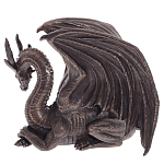 Декоративная статуэтка Дракон Dark Bronze Winged Dragon Statuette варинант исполнения - 3 | Loft Concept в Санкт-петербурге