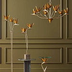 Торшер с 3-мя плафонами в виде цветов Golden Bird of Paradise варинант исполнения - 4 | Loft Concept в Санкт-петербурге