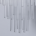 Бра с круглым основанием и длинными прозрачныи стеклянными трубками Nembus варинант исполнения - 7 | Loft Concept в Санкт-петербурге