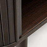 Буфет тёмно-коричневого цвета из ясеневого шпона с 2-мя раздвижными дверями Toinette варинант исполнения - 4 | Loft Concept в Санкт-петербурге