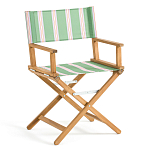 Кресло режиссерское из акации и ткани Geneva варинант исполнения - 1 | Loft Concept в Санкт-петербурге