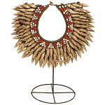 Этническое ожерелье из ракушек на подставке Ethnic Necklace Sharp Shells варинант исполнения - 1 | Loft Concept в Санкт-петербурге