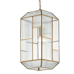 Подвесной светильник с рельефным стеклом Embossed Glass варинант исполнения - 2 | Loft Concept в Санкт-петербурге