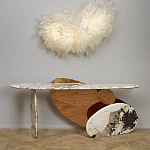 Консоль в виде овальных элементов Jinye console варинант исполнения - 3 | Loft Concept в Санкт-петербурге