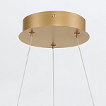 Люстра золотого цвета с 2-мя светодиодными кольцами Eurofase варинант исполнения - 4 | Loft Concept в Санкт-петербурге