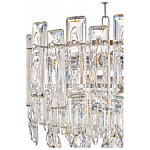 Круглая люстра с хрустальными подвесками на серебряном каркасе Gorgeous Crystal Light варинант исполнения - 11 | Loft Concept в Санкт-петербурге