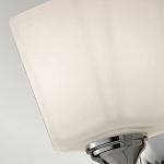 Бра для ванных комнат с белым матовым плафоном квадратной формы на основании цвета хром Feiss варинант исполнения - 5 | Loft Concept в Санкт-петербурге