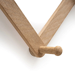 Настенная деревянная раздвижная вешалка Larson Wood Hanger варинант исполнения - 4 | Loft Concept в Санкт-петербурге