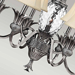 Люстра с 7-ю кремовыми текстильными абажурами Hinkley варинант исполнения - 6 | Loft Concept в Санкт-петербурге