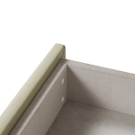 Консоль прямоугольная на золотом каркасе с 2-мя ящиками Warwick варинант исполнения - 1 | Loft Concept в Санкт-петербурге