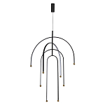 Люстра подвесная с дугообразными изогнутыми элементами Luke Lampco Tracer Lamp варинант исполнения - 2 | Loft Concept в Санкт-петербурге