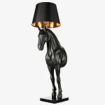 Horse Statue Floor Lamp Большой светильник Черная Лошадь варинант исполнения - 6 | Loft Concept в Санкт-петербурге