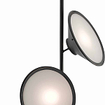 Торшер черный с 2-мя большими лампами Black Diffusers варинант исполнения - 1 | Loft Concept в Санкт-петербурге