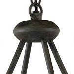 Люстра круглая с литыми стеклянными дисками Olympe Glass Chandelier варинант исполнения - 3 | Loft Concept в Санкт-петербурге