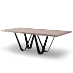 Стол обеденный на изогнутых ножках Consonance варинант исполнения - 1 | Loft Concept в Санкт-петербурге