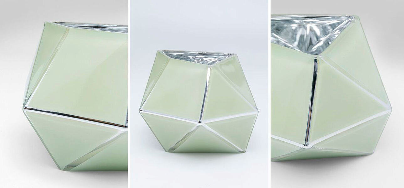 Ваза серая Geometric projection Ваза серая Geometric projection - Loft-Concept в Санкт-петербурге
