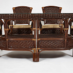 Комплект обеденный из ротанга Eloise grand варинант исполнения - 11 | Loft Concept в Санкт-петербурге