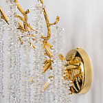 Бра золотого цвета с ветвями и хрустальными подвесками FAIRYTREE Light варинант исполнения - 7 | Loft Concept в Санкт-петербурге