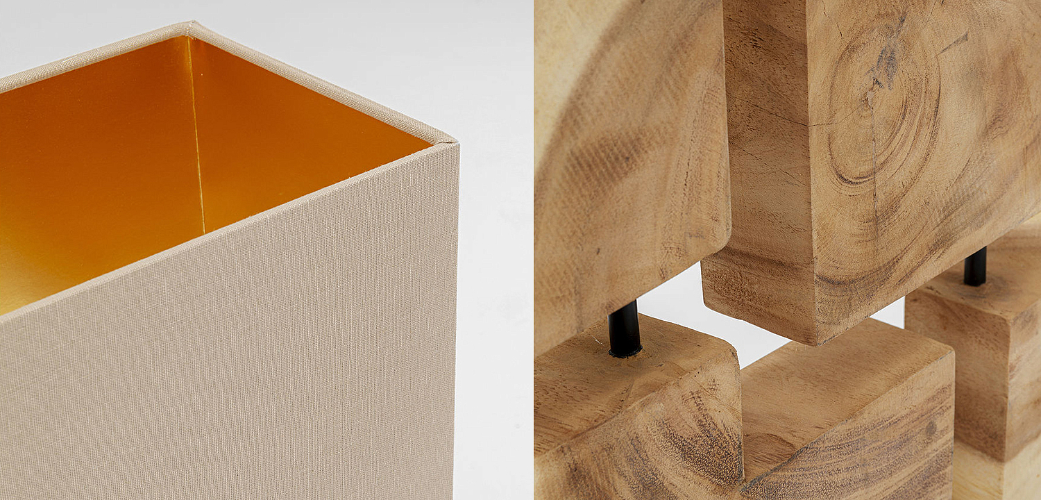 Настольная лампа Saw Cut Acacia - Loft-Concept в Санкт-петербурге