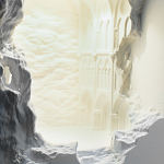 Встраиваемый в стену гипсовый светильник под покраску с эффектом разрушенной стены Antiquity Athena варинант исполнения - 7 | Loft Concept в Санкт-петербурге