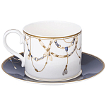 Чайный набор из фарфора с изображением лошадей на 6 персон 12 предметов Porcelain Horse Set   варинант исполнения - 2 | Loft Concept в Санкт-петербурге